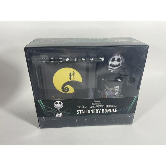 Nightmare Before Christmas Set: Notebook, Mug, Keychain, Pen by CultureFly Jack - Picture 1 of 7